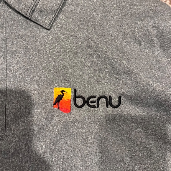 Men's Nike Golf Grey Benu Polo - Picture 2 of 3